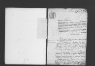 BOUVILLE. Naissances, mariages, décès : registre d'état civil (1841-1860). 