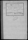 SAINT-GERMAIN-LES-CORBEIL. Tables décennales (1802-1902). 