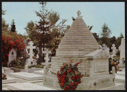 SAINTE-GENEVIEVE-DES-BOIS.- La chapelle orthodoxe russe Notre-Dame de l'Assomption : Le cimetière orthodoxe [1990]. 