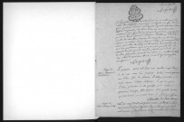 VILLEMOISSON-SUR-ORGE. - Registre paroissial. - Baptêmes, mariages, sépultures (1782-1791). 