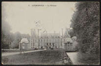 Courances.- Le château (12 janvier 1910). 