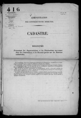 FONTENAY-LE-VICOMTE. - Matrice des propriétés bâties et non bâties : folios 1 à 468 [cadastre rénové en 1934]. 