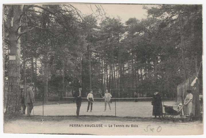 SAINTE-GENEVIEVE-DES-BOIS. - Perray-Vaucluse. Le Tennis du Bois. [Editeur Souchet]. 