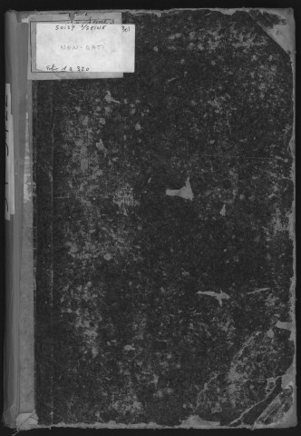 SOISY-SUR-SEINE. - Matrice des propriétés bâties et non bâties : folios 1 à 320 [cadastre rénové en 1935]. 