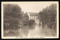 ORMOY. - Le moulin, vue sur l'Essonne. Photo-Edition, sépia. 