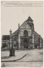 LONGJUMEAU. - L'église Saint-Martin et la place. Phototypie Desaix, collection Paul Allorge. 