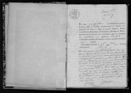 FONTENAY-LE-VICOMTE. Naissances, mariages, décès : registre d'état civil (1832-1852). 