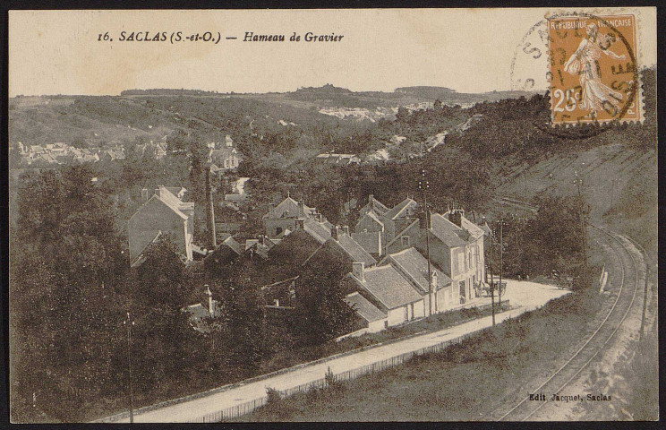 SACLAS.- Gravier : Hameau (21 novembre 1927).