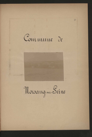MORSANG-SUR-SEINE (1899). 6 vues de microfilm 35 mm en bandes de 5 vues. 