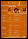 EVRY. - A l'Agora d'Evry : programme culturel, avril 1983. 