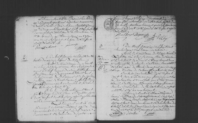 CORBEIL. Naissances : registre d'état civil (1832-1835). 