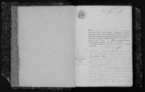 GIRONVILLE-SUR-ESSONNE. Naissances, mariages, décès : registre d'état civil (1861-1875). 