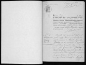 VILLABE. Naissances, mariages, décès : registre d'état civil (1883-1889). 
