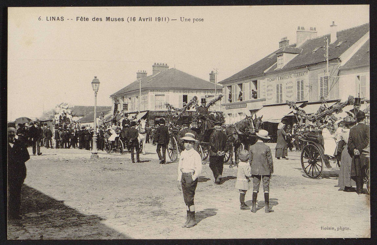 Linas.- Fête des muses (16 avril 1911). 