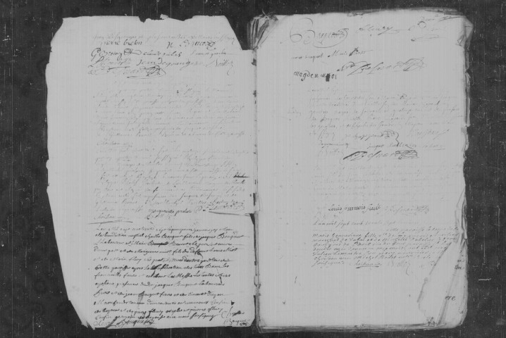 BALLANCOURT-SUR-ESSONNE. Paroisse Saint-Martin : Baptêmes, mariages, sépultures : registre paroissial (1737-1769). 