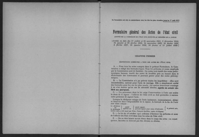 PALAISEAU. - Mariages : registre d'état civil.