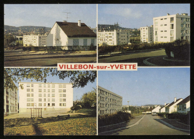 VILLEBON-SUR-YVETTE. - Divers aspects de la ville. Editeur La Cigogne, couleur. 