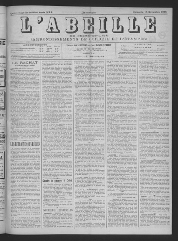 n° 88 (15 novembre 1908)