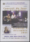 QUINCY-SOUS-SENART. - Concert de jazz Katy Roberts Quintet, Salle Mère Marie Pia, 9 décembre 2011. 