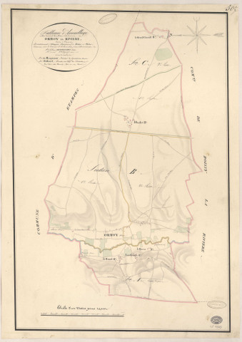 ORMOY-LA-RIVIERE. - Plan d'assemblage.