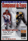 EVRY. - Championnat de France de hockey sur glace, national 2 : Cherbourg, 25 mars 2000. 
