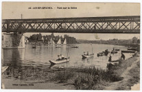 JUVISY-SUR-ORGE. - Pont sur la Seine. Leprunier. 