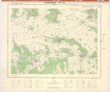 RAMBOUILLET (Yvelines). - Carte de France, feuille 7-8, levés stéréotopographiques aériens, complétés sur le terrain en 1962, s. d. Ech. 1/20 000. Papier. Coul. Dim. 69 x 84 cm. [1 plan]. 