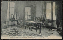 Guigneville.- Château-hôtellerie de Guigneville : Une chambre [1920-1930]. 