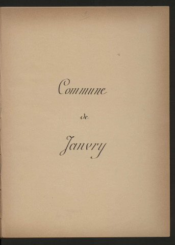 JANVRY. - Monographie communale [1899] : 5 bandes, 21 vues. 