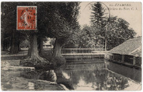 ETAMPES. - La rivière du port [Editeur Rameau, 1910, timbre à 10 centimes]. 