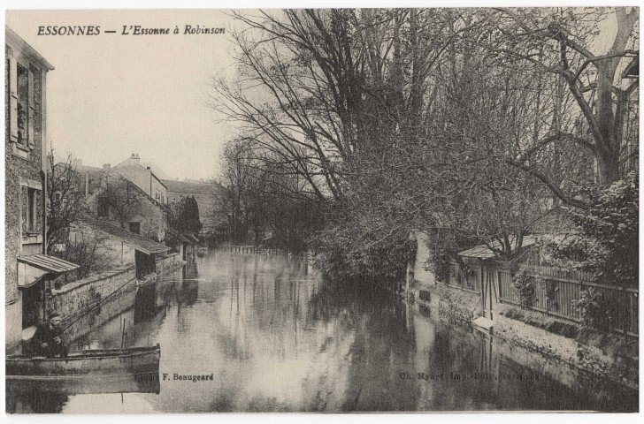 ESSONNES. - L'Essonne à Robinson, Myard. 