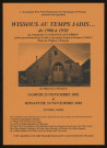 WISSOUS. - Wissous au temps jadis... de 1900 à 1950, Restaurant de la Grange aux Dîmes, 23 novembre-24 novembre 2002. 