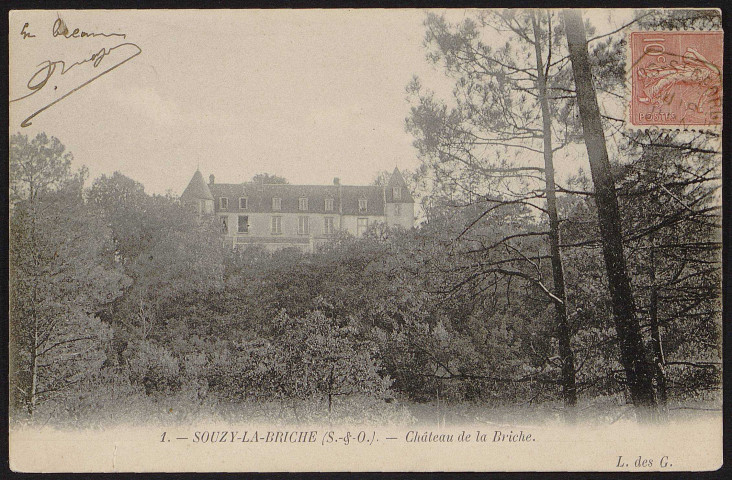 SOUZY-LA-BRICHE.- Château de la Briche.