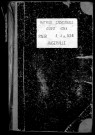 ANGERVILLE. - Matrice des propriétés bâties et non bâties : folios 1 à 526 [cadastre rénové en 1936]. 