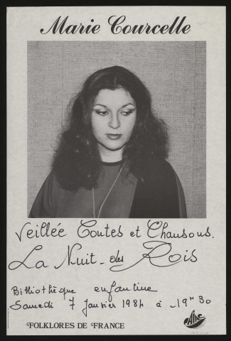 EVRY. - Veillée contes et chansons : La nuit des Rois, Bibliothèque enfantine, 7 janvier 1984. 