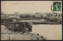 VIGNEUX-SUR-SEINE.- Les fouilles avant la grève [1908].