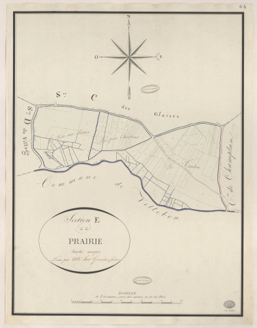 PALAISEAU. - Section E : Prairie (la).