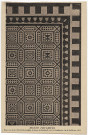 ETAMPES. - Musée d'Etampes. Mosaïque de la villa gallo-romaine de Souzy-la-Briche. Fouilles du comte de Saint-Périer, 1912 [Editeur Rameau]. 