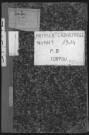 TORFOU. - Matrice des propriétés bâties [cadastre rénové en 1931]. 