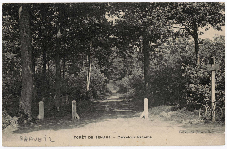 DRAVEIL. - Forêt de Sénart. Carrefour Pacôme. Troisvallets. 