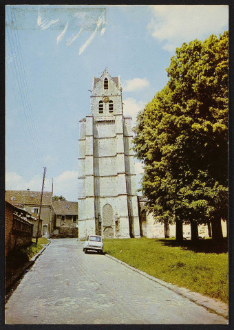 Etampes.- La tour penchée de l'église Saint-Martin [1965-1972]. 