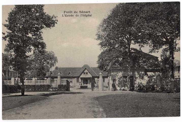 DRAVEIL. - Forêt de Sénart. L'Entrée de l'hôpital. Beyo (1933), 11 lignes, ad. 