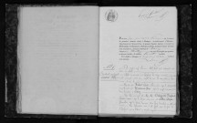 ONCY-SUR-ECOLE. Naissances, mariages, décès : registre d'état civil (1861-1875). 