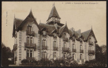 Linas.- Domaine de Saint-Eutrope : château [1904-1910]. 