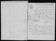 BREUX-JOUY. Naissances, mariages, décès : registre d'état civil (1808-1817). 