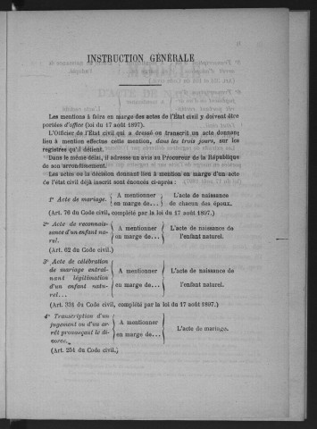 EPINAY-SUR-ORGE.- Naissances, mariages, décès : registre d'état civil (1902). 