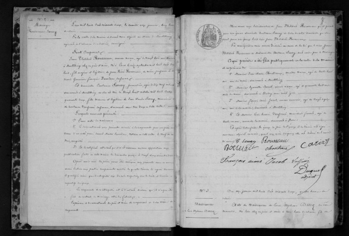 MONTLHERY. Naissances, mariages, décès : registre d'état civil (1862-1866). 