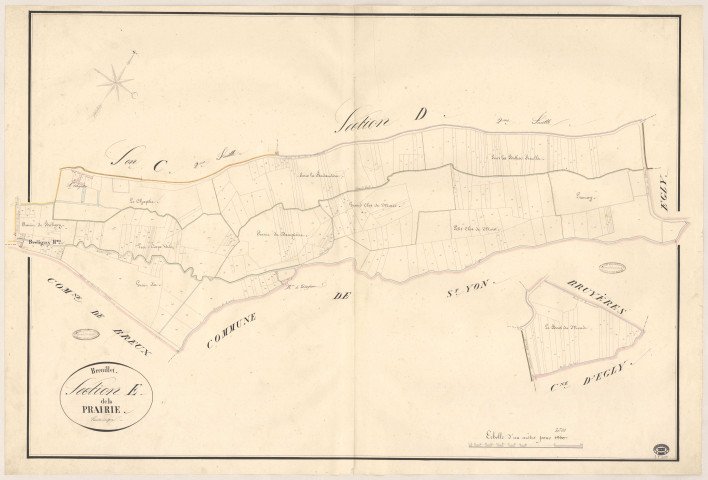 BREUILLET. - Section E : Prairie (la).