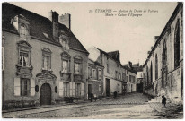 ETAMPES. - Maison de Diane de Poitiers, musée, caisse d'épargne. Cliché et collection Rameau. 
