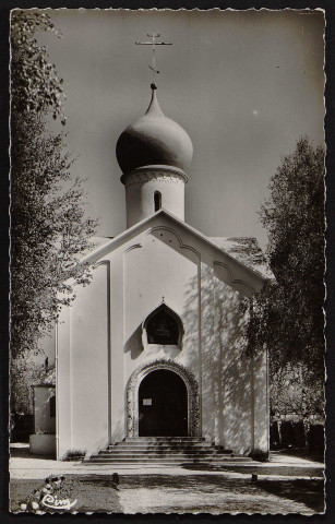 SAINTE-GENEVIEVE-DES-BOIS.- La chapelle russe [1950-1960]. 